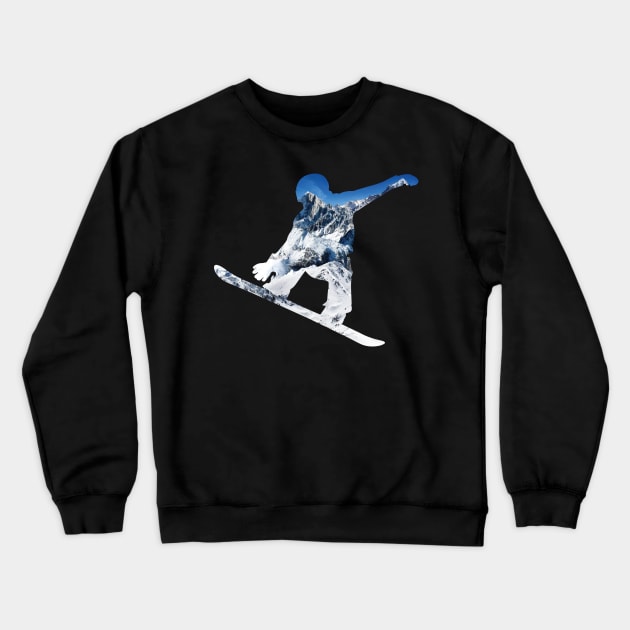 Snowboard Crewneck Sweatshirt by nuijten